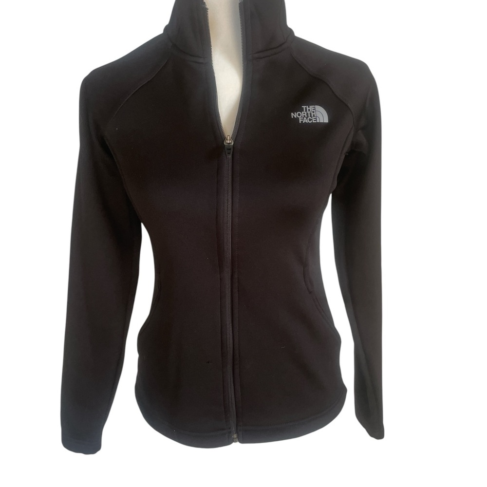 North Face Women's Black Full- Front Jacket